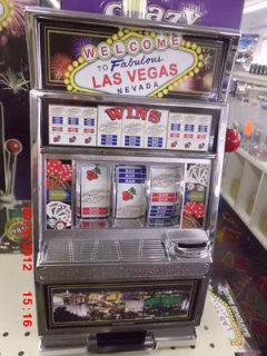 Las Vegas Slot Machine Piggy Bank   One Arm Bandit (NOT A GAMING 
