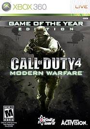 Call of Duty 4 Modern Warfare Game of The Year Edition Xbox 360, 2008 