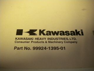 USED 08 Kawasaki Mule 3010 Diesel 4x4 Utility Vehicle Service Manual