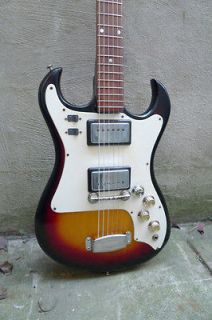 1960s Custom Kraft Vintage Sunburst Guitar Made by National Valco