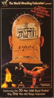 WWF   Royal Rumble 1998 (VHS, 1998) 30 man Rumble
