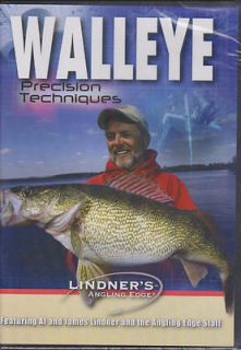 Walleye Precision Techniques ~ TROLLING ~ Lindner Fishing DVD NEW