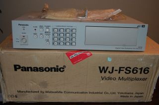 Panasonic WJ FS616 Video Multiplexer NEW OPEN BOX ITEM