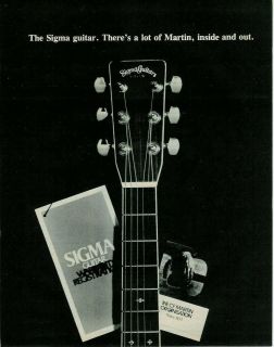 1978 THERES A LOT OF MARTIN IN AND OUT SIGMA GUITAR AD