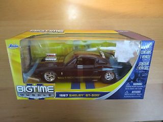 1967 SHELBY GT 500 BIG TIME MUSCLE JADA BLACK 1:24