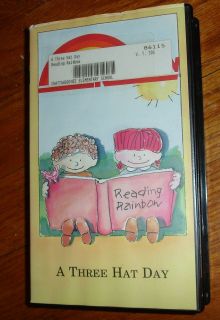 Used Reading Rainbow Episode VHS A Three Hat Day