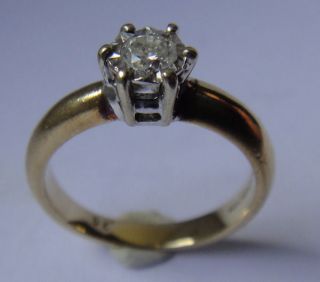stone diamond ring in Vintage & Antique Jewelry