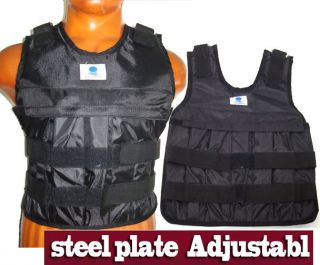Adjustable weighted vest weight jacket exercise fitness boxing 