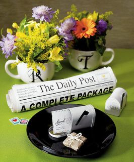 Rustic Wedding DIY Favor Vintage Inspired White Mail Box Tins 
