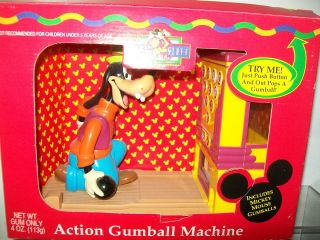 DISNEYS GOOFY BOWLING ALLEY ACTION GUMBALL MACHINE FREE DOMESTIC 