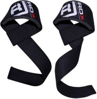 RDX Padded Weight Lifting Training Gym Straps Hand Bar Wrist Support 