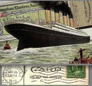 Titanic Olympic 1912 NJ April Cancel Travelers Checks Advertising 