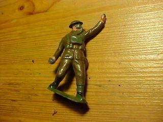 RARE World War I Lead Toy Grenade Thrower Soldier Britains Ltd. Estate 