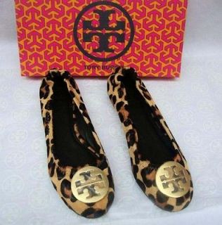 NEW TORYBURCH Reva Ballet Leather Flats Women’s Shoes US 9