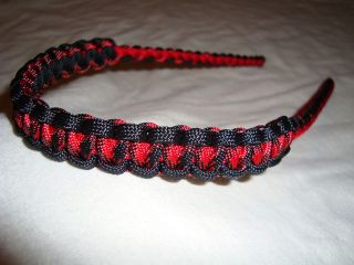 On Target Bow Wrist Sling in Black and Red for compound bows