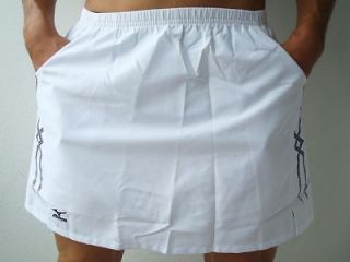 NWT MIZUNO Womens Tennis Skirt shorts White L 30 32