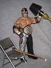 WWE Figure Rey Mysterio Ruthless Agression / Accessories,(Chair.Lamp 