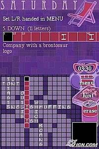 New York Times Crosswords Nintendo DS, 2007