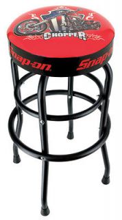 Snap on® Shop Stool with Matte Black Legs New
