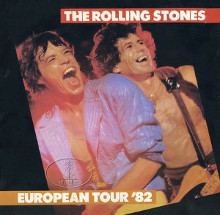 ROLLING STONES 1982 EUROPEAN TOUR CONCERT PROGRAM BOOK Mick Jagger 