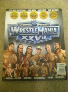 WWE WrestleMania 27 Wrestling Magazine Raw Smackdown John Cena Orton 