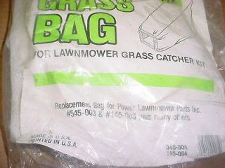   KWIKFIX LAWN MOWER GRASS LEAF BAG BAGGER VACUUM CHIPPER PARTS DRAW STG
