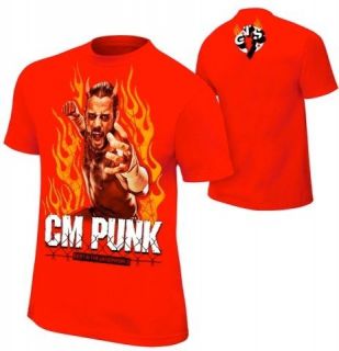 CM Punk GTS Best in the Underworld WWE Authentic T Shirt OFFICIAL 