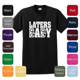 Laters Baby Handcuffs T Shirt 50 Fifty Shades of Grey Gray Book 