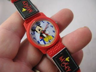   MOUSE, LORUS, Vintage, Red Mickey Band, Boys/Kids WATCH, 976, L@@K