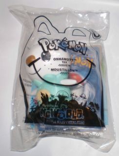   Pokemon 2011 #3 Oshawott toy, Happy Meal Promo, sealed & new w/ card
