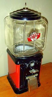 Vintage 1950s Victor Topper Penny Gumball Vending Machine
