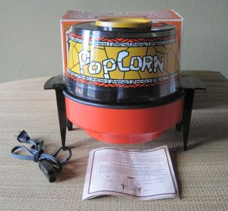 VINTAGE RETRO 1979 THE POPCORN STAND CORN POPPER IN BOX WITH MANUAL 