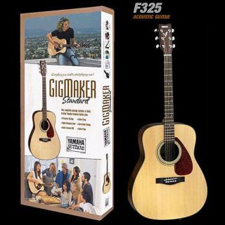Yamaha F325 Gigmaker Guitar Package with Natural Finish