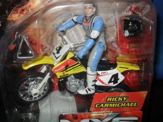 ROAD CHAMPS MXS RICKY CARMICHAEL MOTORCYCLE ACTION FIGURE 2004