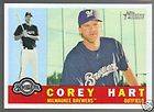 2009 Topps Heritage #241 Corey Hart Milwaukee Brewers