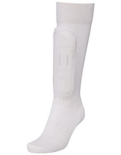   Soccer Socks Junior OR Youth BLACK or WHITE Shinguards sewn into sock