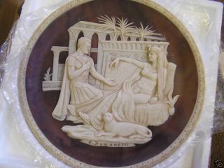 Collector Plate ANTONY & CLEOPATRA by Carl Romanelli