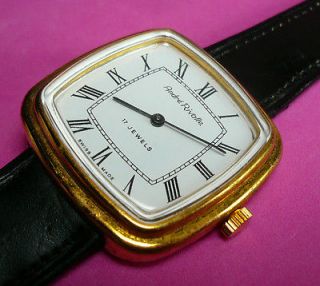 SWISS ANDRE RIVALLE VINTAGE MENS WATCH RUNS GREAT