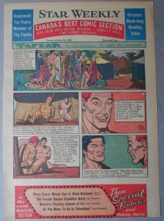 Tarzan Sunday by John Celardo from 10/29/1955. Tabloid Size Page 