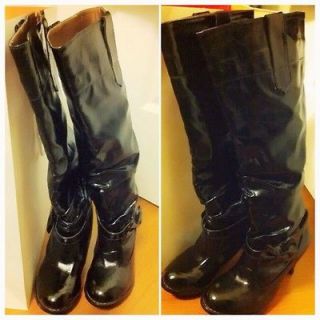 Ladies JAPAN VIVI Bowknot High Boot Shoes Black US Size 6