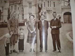 Photo article Queen Elizabeth II family and King Faisal II of Iraq 