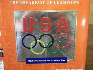 USA 1996 Atlanta Olympics Wheaties Box    