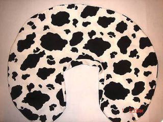Boppy Pillow slipcover cover animal cow print.New.