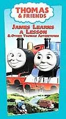 Thomas & Friends VHS JAMES LEARNS A LESSON & OTHER THOMAS ADVENTURES 