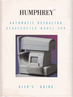 Allergan Humphrey Autorefractor and AutoKeratomete​r
