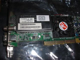 DELL 0N1707 9000 PRO TV TUNER VIDEO CARD AGP 102A0260611 102954