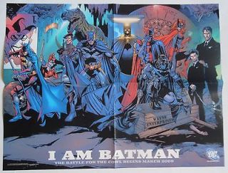 Am Batman Battle for the Cowl promo poster, DC Comics, Tony Daniel 
