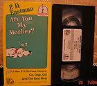 Dr. Seuss P.D Eastman Are You My Mother? RARE Vhs Video Go Dog Go The 