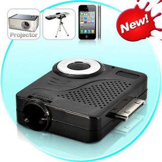 Mini Multimedia Projector with Tripod for iPod Touch, iPhone, and iPad