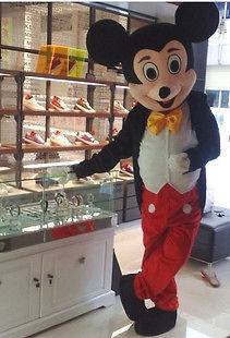 HOT Sales Brand New Mickey Mouse Mascot Costume Adult Size Fancy Dress
